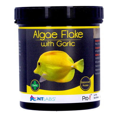 Nt Labs Algae Flakes Garlic Fish Food 30G from B&Q