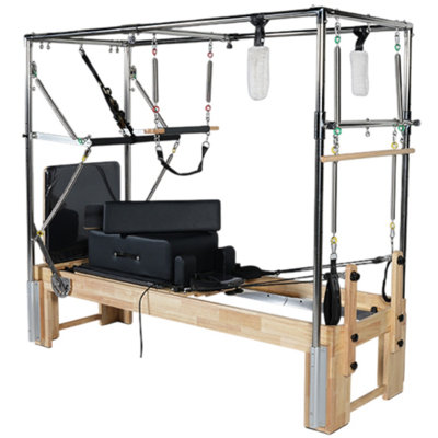 Modern Fitness Pilates Cadillac 3 In 1 Reformer For Home Or Professional Studio Pilates Machine - Black - Image 3