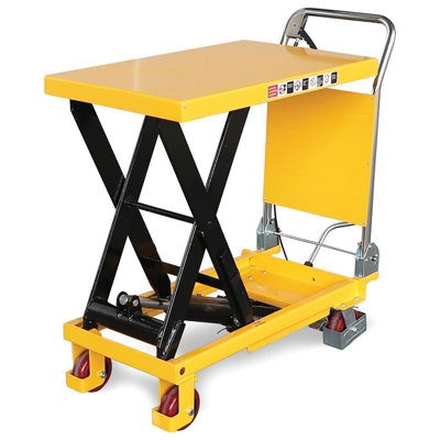 Tuff Mate Lift Table 150Kg Max Weight Capacity Mobile Scissor Lift With Safety Guard from B&Q