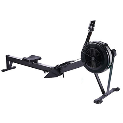 Modern Fitness Folding Air Rower - Home Rowing Machine With Lcd Performance Monitor