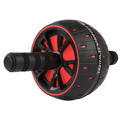 B&Q -  Ab Roller WheelCore Trainer With Eva Foam HandlesNon-Slip Abdominal Roller