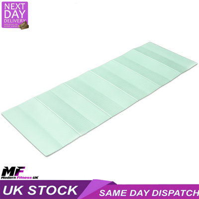 Pilates Yoga Exercise Mat Non Slip Folding Extra Thick 60mm Workout Gym Mat Green from B&Q