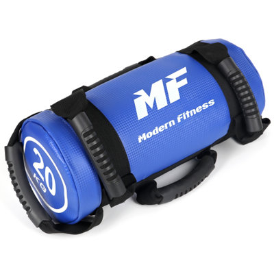Modern Fitness Power Bag 20Kg Heavy Duty Weighted Sand Bag Faux Leather Unfilled