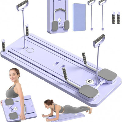 Pilates Multifunctional Fitness Board Set With Resistance Bands For Home Workout - Image 2