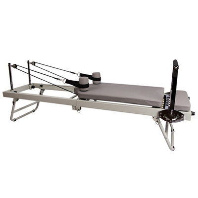 Modern Fitness Foldable Pilates Reformer Machine - Grey - Image 3