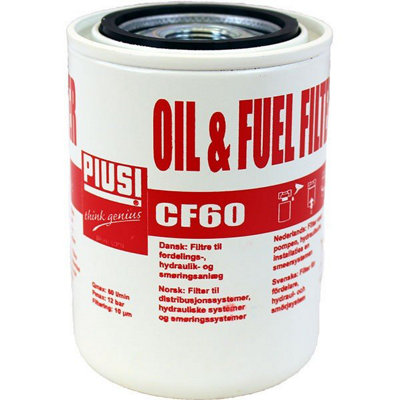 Piusi Particle Fuel Filter/diesel Filter Element60 Ltrs Per Min (10 Micron) from B&Q