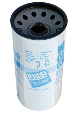 Piusi Water Captor Fuel Filter/diesel Filter Element Only70-150 Ltrs Per Min (30 Micron) from B&Q