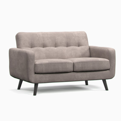 Furnishings For Less UK Kendal Fixed Back Antelope Boxed Arm 2 Seater Sofa from B&Q