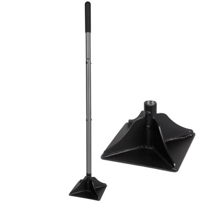 Walensee Steel Tamper With 122 Cm Handle 20 X 20 Cm Garden Rubber Grip For Laborsaving All-Steel Heavy Duty Ideal Tool Leveling from B&Q