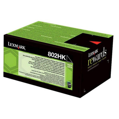 Lexmark Toner Hy 4K Blk 80C2Hk0 from B&Q
