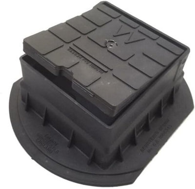 Taps2Traps Heavy Duty Plastic Stopcock Water Meter Box With Hinged Lid from B&Q
