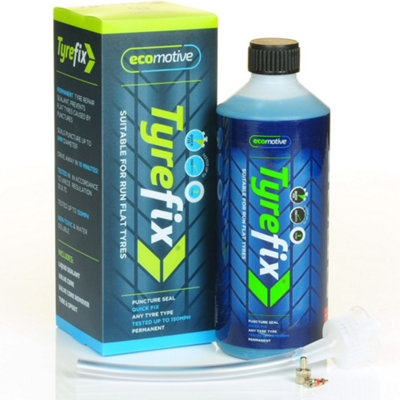 B&Q -  Tyre-Fix Sealant Permanent Tyre Repairs Puncture Protection 500Ml