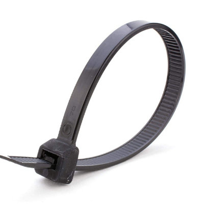 Smarthome Heavy Duty Extra Long Cable Ties 1030mm X 12.7mm Black from B&Q