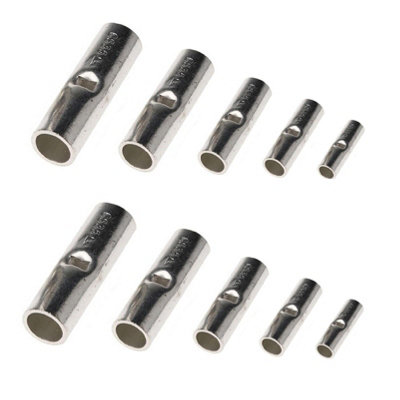 10 X Copper Butt Connection Terminal For A 185mm² Battery Cable Crimp Or Solder from B&Q