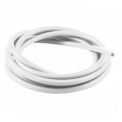  - 1 Metre White Silicone Vacuum Hose/turbo Rubber Tube Air Water Pipe 8mm