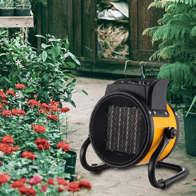 Living And Home 2Kw Portable Electric Garage Workshop Greenhouse Heater from B&Q