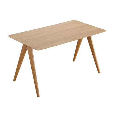 Edda Retro Oak Effect 4-6 Seater Rectangle Wooden Dining Table140Cm