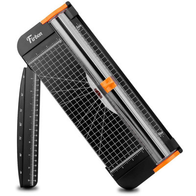 Firbon A 4 Paper Cutter 12 Inch Titanium Trimmer Scrapbooking Tool With Automatic Security Safeguard And Side Ruler For Craft from B&Q