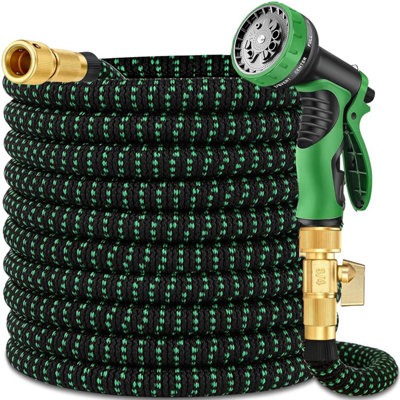 Expanding Garden Hose Pipe 100 FtExpandable Leak-Proof With 4 -Layer Latex Core2026 Version / New Patented,lightweight from B&Q