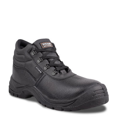 Titan Mercury Plus S3 Water-Resistant Leather Safety Boots from B&Q