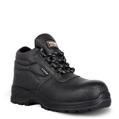 Titan Mercury S3 Metal-Free Water-Resistant Leather Safety Boots from B&Q