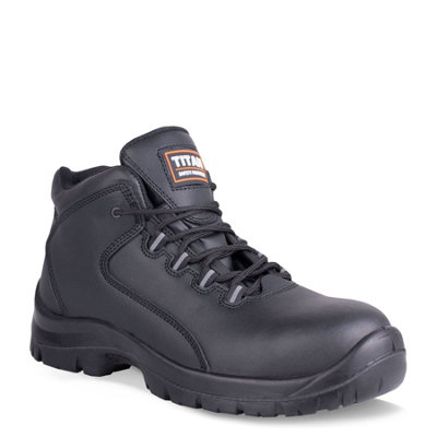 Titan Hiker S3 Water Resistant Leather Safety Boots from B&Q