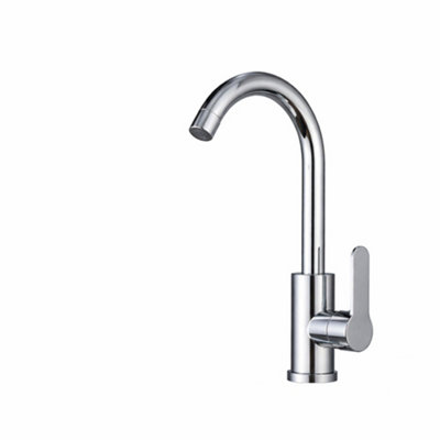 Billtix Chrome Kitchen Mixer TapKitchen Sink Mixer Taps Swivel Spout Single Lever Kitchen Tap from B&Q