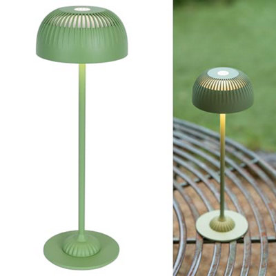 Luminexdesigns Cordless Rechargeable Table Lamp With Full Aluminium BodyModern 5200 Mah Battery Mushroom Touch Bedside 3 Colour from B&Q