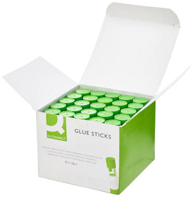 Q-Connect Glue Stick 10 G (Pack Of 25) from B&Q