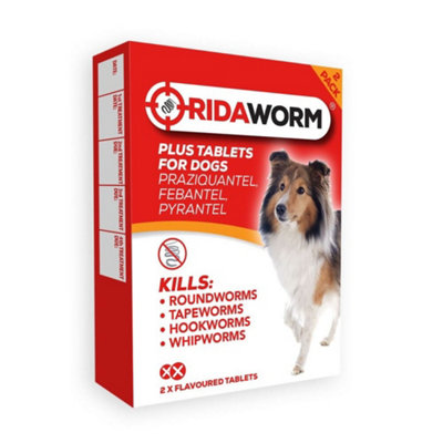 Ridaworm Dog Wormer Tablets2 Tablets Per Pack from B&Q