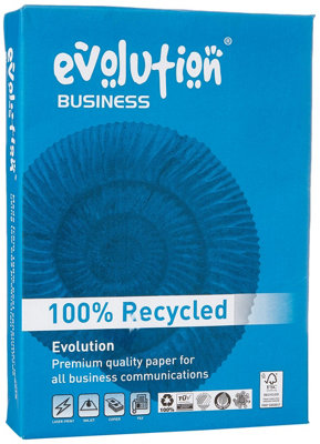 Power Tools Evolution A4 100Gsm Business Paper ReamWhite from B&Q