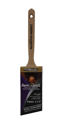 Arroworthy Rembrandt Semi Oval Angular Sash Paint Brush2.5" from B&Q
