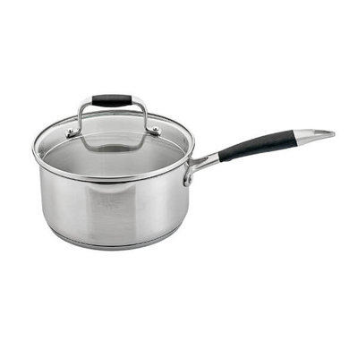 Stoven Soft Touch Induction 18Cm Saucepan With Lid from B&Q