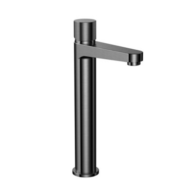 UK Homeliving Uk Home Living Avalon Koko Tall Basin Tap Gunmetal from B&Q