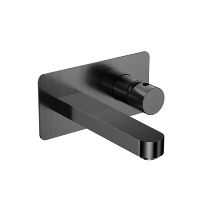 UK Homeliving Uk Home Living Avalon Koko Wall Mounted Tap Gunmetal For Basin Or Bath from B&Q