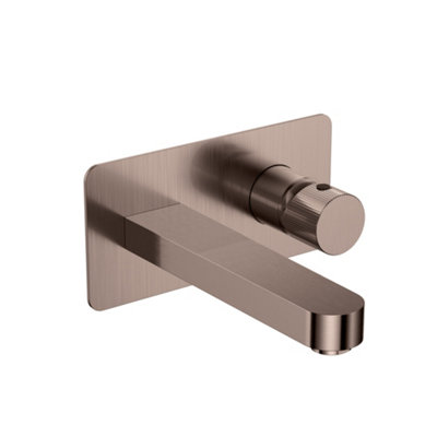 UK Homeliving Uk Home Living Avalon Koko Wall Mounted Tap Brushed Bronze For Basin Or Bath from B&Q