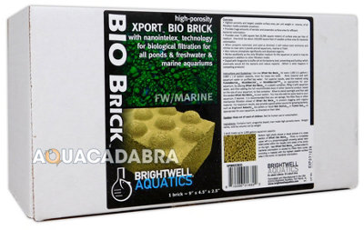 Aquacadabra Brightwell Xport Bio Brick 9In Filter Media Block White from B&Q