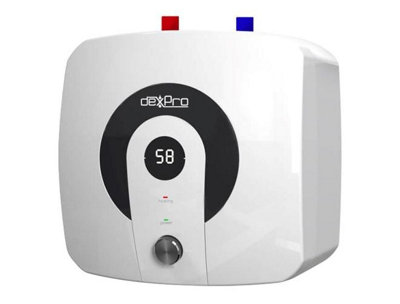 B&Q Dexpro Delux Digital Unvented Water Heater Litres Size 10