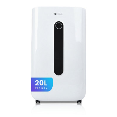 PureMate 20 Litre Dehumidifier With Air Purifier Continuous Drainage Hose from B&Q