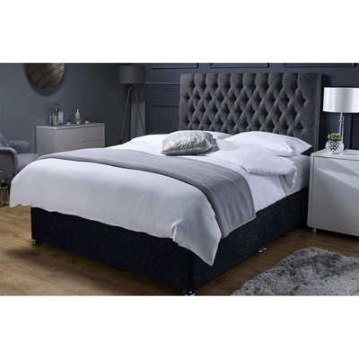 Stratus Interiors Chesterfield Divan Bed Optional Drawer StorageDoorstep Delivery Only No AssemblyKing2 Drawer from B&Q