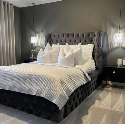 Stratus Interiors Winged Ambassador Tv Bed With StorageSmall Double from B&Q