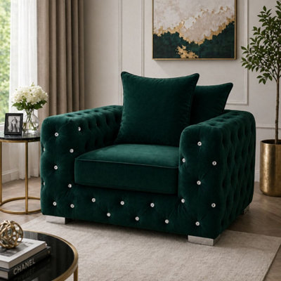 Stratus Interiors Ashley Corner Sofa Chesterfield Scatter BackScatter Back (Smaller)Corner L Shape from B&Q
