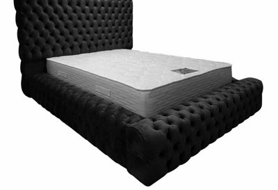 Stratus Interiors Ambassador Chesterfield Upholstered Platform Bed FrameDoorstep Delivery Only No AssemblySingleNo Storage Type from B&Q