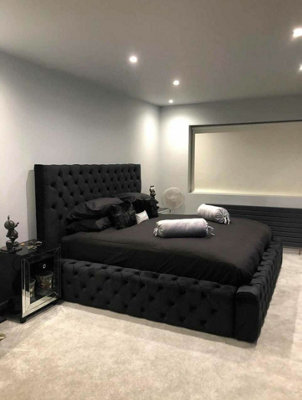 Stratus Interiors Linley Chesterfield Upholstered Bed FrameDoorstep Delivery Only No AssemblySmall DoubleNo Storage Type from B&Q