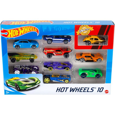 Hot Wheels Toy Cars In 1-64 Scale Set Of 10 Multipack Die-Cast Random Styles