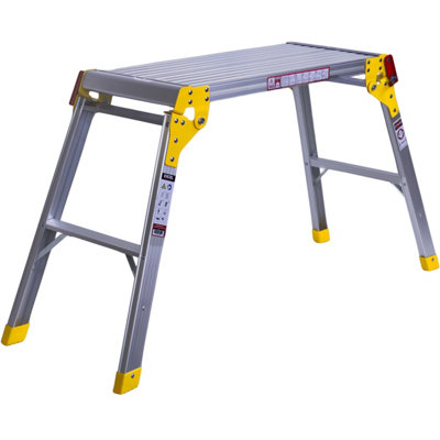 Excel Tools Excel Aluminium Hop-Up Folding Bench 300 X 700mmSlip-Resistant SurfaceCompact & Portable For Diy And Trade Use from B&Q