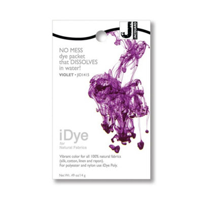 Jacquard Idye Natural Violet Fabric Dye For Cotton & Natural Fibres from B&Q