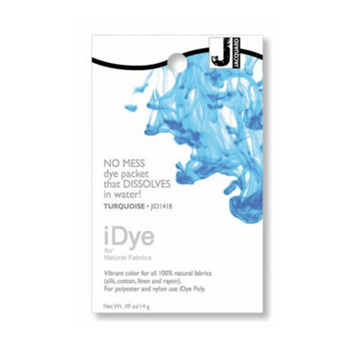 Jacquard Idye Natural Turquoise Fabric Dye For Cotton & Natural Fibres from B&Q