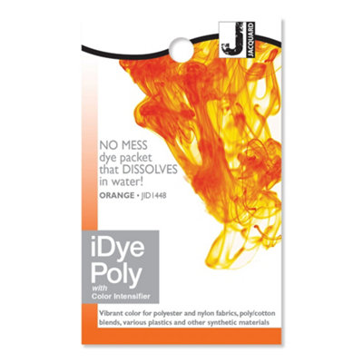 Orange Jacquard Idye Poly Synthetic Fabric Dye from B&Q