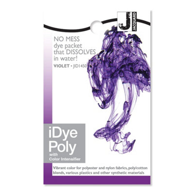 Violet Jacquard Idye Poly Synthetic Fabric Dye from B&Q
